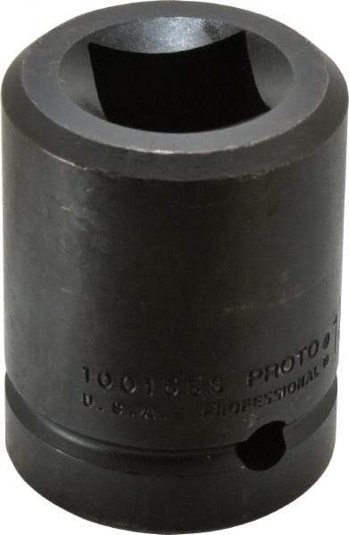 Proto - 1" Drive 15/16" Standard Impact Socket - 4 Points, 2-1/2" OAL - Exact Tool & Supply