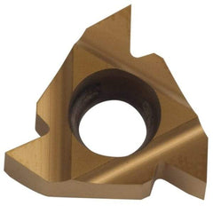 Hertel - 16IR Internal Right Hand 14 Whitworth Laydown Threading Insert - Grade HG330TR, TiAlN Coated Carbide - Exact Tool & Supply