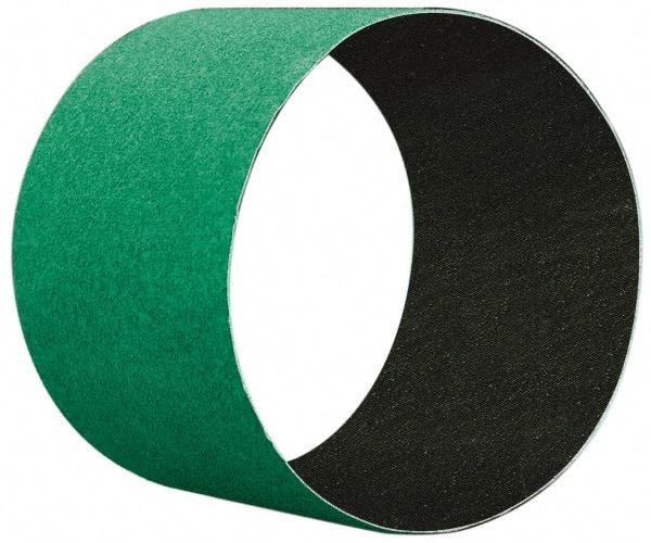 3M - 3-1/2" Wide x 15-1/2" OAL, 60 Grit, Zirconia Alumina Abrasive Belt - Zirconia Alumina, Medium, Coated, YF Weighted Cloth Backing, Series 577F - Exact Tool & Supply