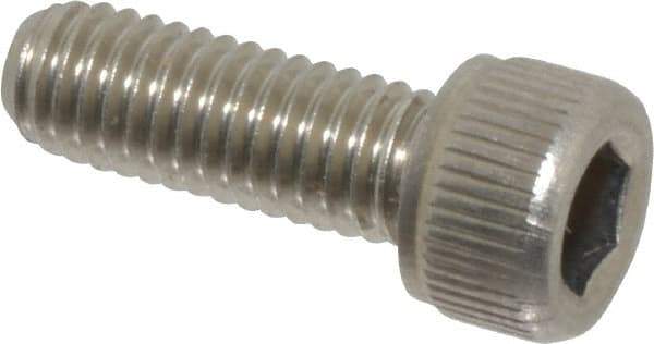 Value Collection - #10-32 UNF Hex Socket Drive, Socket Cap Screw - Grade 18-8 Stainless Steel, Uncoated, Fully Threaded, 9/16" Length Under Head - Exact Tool & Supply