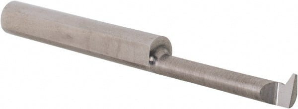 Made in USA - 0.22" Min Bore Diam, 1" Max Bore Depth, 1/4 Shank Diam, Profile Boring Bar - Exact Tool & Supply
