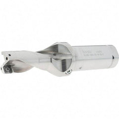 Iscar - 2" Max Drill Depth, 2xD, 1" Diam, Indexable Insert Drill - 2 Inserts, 1-1/4" Shank Diam, Straight Shank - Exact Tool & Supply