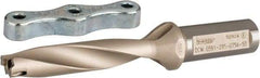 Iscar - 0.591 to 5/8" Diam, 5xD, 2.95" Max Depth, 3/4" Shank Diam, Replaceable Tip Drill - IDI 0591-S.. Insert, 15 Seat Size, DCM Toolholder, Series ChamDrill - Exact Tool & Supply