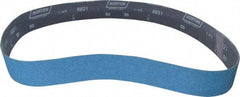 Norton - 2" Wide x 48" OAL, 50 Grit, Zirconia Alumina Abrasive Belt - Zirconia Alumina, Coarse, Coated, Y Weighted Cloth Backing, Dry, Series R821 - Exact Tool & Supply
