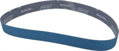Norton - 2" Wide x 48" OAL, 60 Grit, Zirconia Alumina Abrasive Belt - Zirconia Alumina, Medium, Coated, Y Weighted Cloth Backing, Dry, Series R821 - Exact Tool & Supply