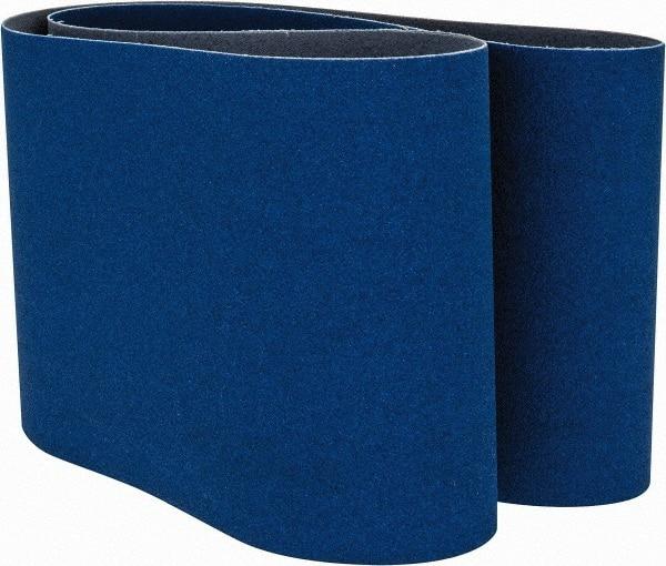 Norton - 6" Wide x 48" OAL, 80 Grit, Zirconia Alumina Abrasive Belt - Zirconia Alumina, Medium, Coated, Y Weighted Cloth Backing, Dry, Series R821 - Exact Tool & Supply