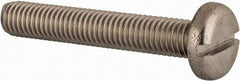 Value Collection - M8x1.25 Metric Coarse, 50mm Length Under Head Slotted Drive Machine Screw - Pan Head, Grade 18-8 & A2 Stainless Steel, Uncoated, Without Washer - Exact Tool & Supply