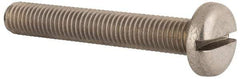 Value Collection - M10x1.50 Metric Coarse, 65mm Length Under Head Slotted Drive Machine Screw - Pan Head, Grade 18-8 & A2 Stainless Steel, Uncoated, Without Washer - Exact Tool & Supply