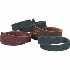 WALTER Surface Technologies - 1-3/16" Wide x 25" OAL, Aluminum Oxide Abrasive Belt - Aluminum Oxide, Fine, Nonwoven - Exact Tool & Supply