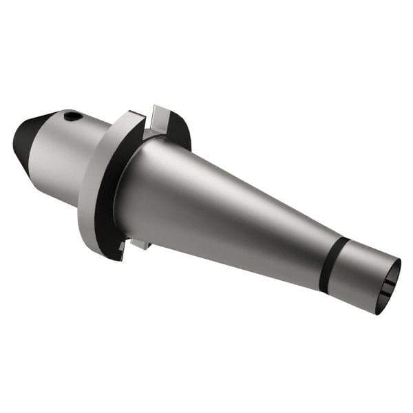 Collis Tool - NMTB40 Taper Shank 1/2" Hole End Mill Holder/Adapter - 1-3/8" Nose Diam, 2-5/16" Projection, 5/8-11 Drawbar - Exact Tool & Supply
