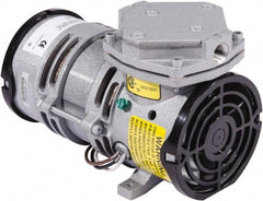 Gast - Diaphragm-Type Vacuum Pumps Horsepower: 1/16 Cubic Feet per Minute: 0.70 - Exact Tool & Supply