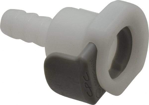 CPC Colder Products - Acetal Push-to-Connect Tube Female Connector - 125 Max psi, 1/4" Inside Diam, White - Exact Tool & Supply