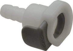 CPC Colder Products - Acetal Push-to-Connect Tube Female Connector - 125 Max psi, 1/4" Inside Diam, White - Exact Tool & Supply