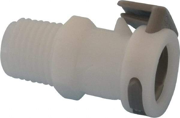 CPC Colder Products - 1/4 NPT, Acetal Push-to-Connect Tube Female Connector - 120 Max psi, White - Exact Tool & Supply