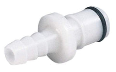 CPC Colder Products - Acetal Push-to-Connect Tube Male Connector - 120 Max psi, 1/4" Inside Diam, White - Exact Tool & Supply