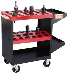 Huot - 48 Tool Capacity, HSK63A Taper Size ToolScoot CNC Tool Cart - Exact Tool & Supply