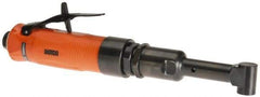 Dotco - 1/4" Keyless Chuck - Right Angle Handle, 4,000 RPM, 0.4 hp, 90 psi - Exact Tool & Supply