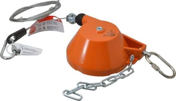 Packers Kromer - 5.73 Lb Load Capacity, 4.9' Travel Distance, Tool Balancer - Steel Cable, Nylon Housing, Tension Adjustment, Locking Mechanism - Exact Tool & Supply