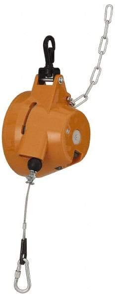Packers Kromer - 30 Lb Load Capacity, 6-1/2' Travel Distance, Tool Balancer - Steel Cable, Nylon Housing, Tension Adjustment, Locking Mechanism - Exact Tool & Supply