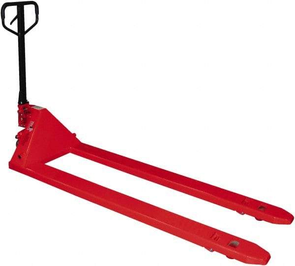 Vestil - 4,400 Lb Capacity, 7-3/4" Lift Economy Pallet Truck - 2-7/8" Min Lift Height, 72" Fork Length x 27" Fork Width, 27" Overall Width - Exact Tool & Supply