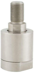 Made in USA - Air Cylinder Self-Aligning Rod Coupler - For 7/8-14 Air Cylinders, Use with Hydraulic & Pneumatic Cylinders - Exact Tool & Supply
