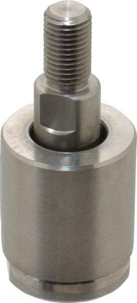 Made in USA - Air Cylinder Self-Aligning Rod Coupler - For 7/16-20 Air Cylinders, Use with Hydraulic & Pneumatic Cylinders - Exact Tool & Supply