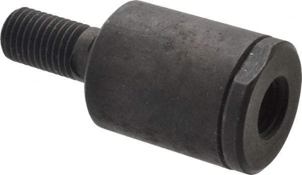 Made in USA - Air Cylinder Self-Aligning Rod Coupler - For M10 x 1.25 Air Cylinders, Use with Hydraulic & Pneumatic Cylinders - Exact Tool & Supply