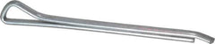 Made in USA - 1/8" Diam x 1-3/4" Long Hammerlock Cotter Pin - Grade 2, Zinc-Plated, Steel - Exact Tool & Supply