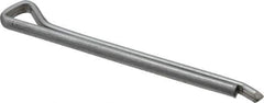 Made in USA - 3/16" Diam x 2-1/2" Long Hammerlock Cotter Pin - Grade 2, Zinc-Plated, Steel - Exact Tool & Supply