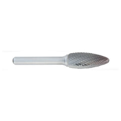 ‎SN-1 -6mm × 8mm LOC × 6mm Shank × 50mm OAL Inverted Taper Carbide Medium Tough Cut Burr - Exact Tool & Supply