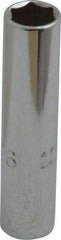 Proto - 5/16", 1/4" Drive, Deep Hand Socket - 6 Points, 2" OAL, Chrome Vanadium, Chrome Finish - Exact Tool & Supply