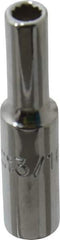 Proto - 1-1/2", 1/2" Drive, Deep Hand Socket - 12 Points, 2" OAL, Chrome Finish - Exact Tool & Supply