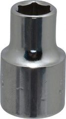 Proto - 5/16", 3/8" Drive, Standard Hand Socket - 6 Points, 1-3/32" OAL, Chrome Finish - Exact Tool & Supply