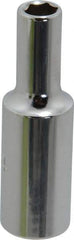 Proto - 1/4", 3/8" Drive, Deep Hand Socket - 6 Points, 2-1/8" OAL, Chrome Finish - Exact Tool & Supply