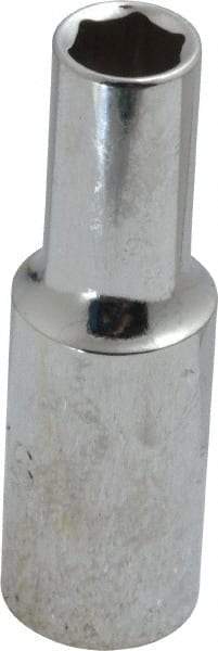 Proto - 5/16", 3/8" Drive, Deep Hand Socket - 6 Points, 2-1/8" OAL, Chrome Finish - Exact Tool & Supply