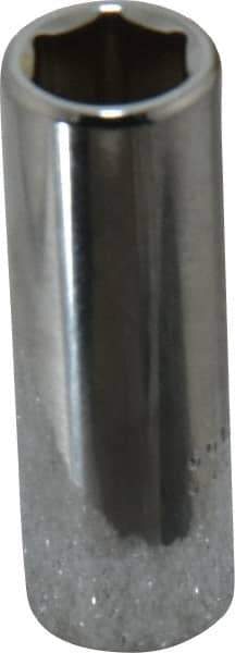 Proto - 3/8" Drive, Deep Hand Socket - 6 Points, 2-1/8" OAL, Chrome Finish - Exact Tool & Supply