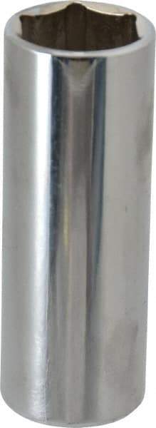 Proto - 3/8" Drive, Deep Hand Socket - 6 Points, 2-3/4" OAL, Chrome Finish - Exact Tool & Supply