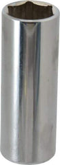 Proto - 3/8" Drive, Deep Hand Socket - 6 Points, 2-3/4" OAL, Chrome Finish - Exact Tool & Supply
