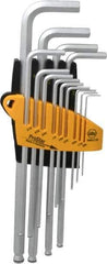 Wiha - 13 Piece L Key Standard Hex Key Set - Hex Range from 0.05 to 3/8" - Exact Tool & Supply