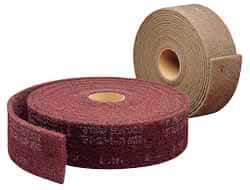 3M - 30' Long x 36" Wide Nonwoven Roll - Nonabrasive Grade, White, Talc - Exact Tool & Supply