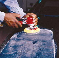 3M - 5" Diam, 120 Grit Aluminum Oxide Adhesive PSA Disc - Fine Grade, X Weighted Cloth Backing, For Bench Top Motors, Random Orbital Sanders - Exact Tool & Supply