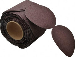 3M - 5" Diam, 50 Grit Aluminum Oxide Adhesive PSA Disc - Coarse Grade, X Weighted Cloth Backing, For Bench Top Motors, Random Orbital Sanders - Exact Tool & Supply