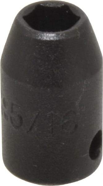 Proto - 3/8" Drive 5/16" Standard Impact Socket - 6 Points, 1-3/32" OAL - Exact Tool & Supply
