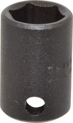 Proto - 3/8" Drive 1/2" Standard Impact Socket - 6 Points, 1-3/32" OAL - Exact Tool & Supply