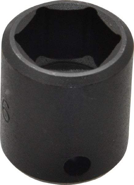 Proto - 3/8" Drive 11/16" Standard Impact Socket - 6 Points, 1-3/32" OAL - Exact Tool & Supply