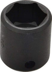 Proto - 3/8" Drive 11/16" Standard Impact Socket - 6 Points, 1-3/32" OAL - Exact Tool & Supply