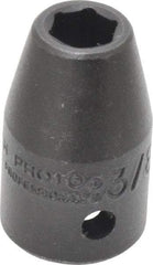 Proto - 1/2" Drive 3/8" Standard Impact Socket - 6 Points, 1-1/2" OAL - Exact Tool & Supply