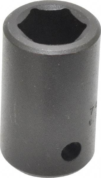 Proto - 1/2" Drive 9/16" Standard Impact Socket - 6 Points, 1-1/2" OAL - Exact Tool & Supply