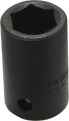 Proto - 1/2" Drive 15mm Standard Impact Socket - 6 Points, 1-1/2" OAL - Exact Tool & Supply