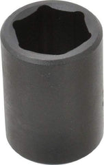 Proto - 1/2" Drive 21mm Standard Impact Socket - 6 Points, 1-39/64" OAL - Exact Tool & Supply